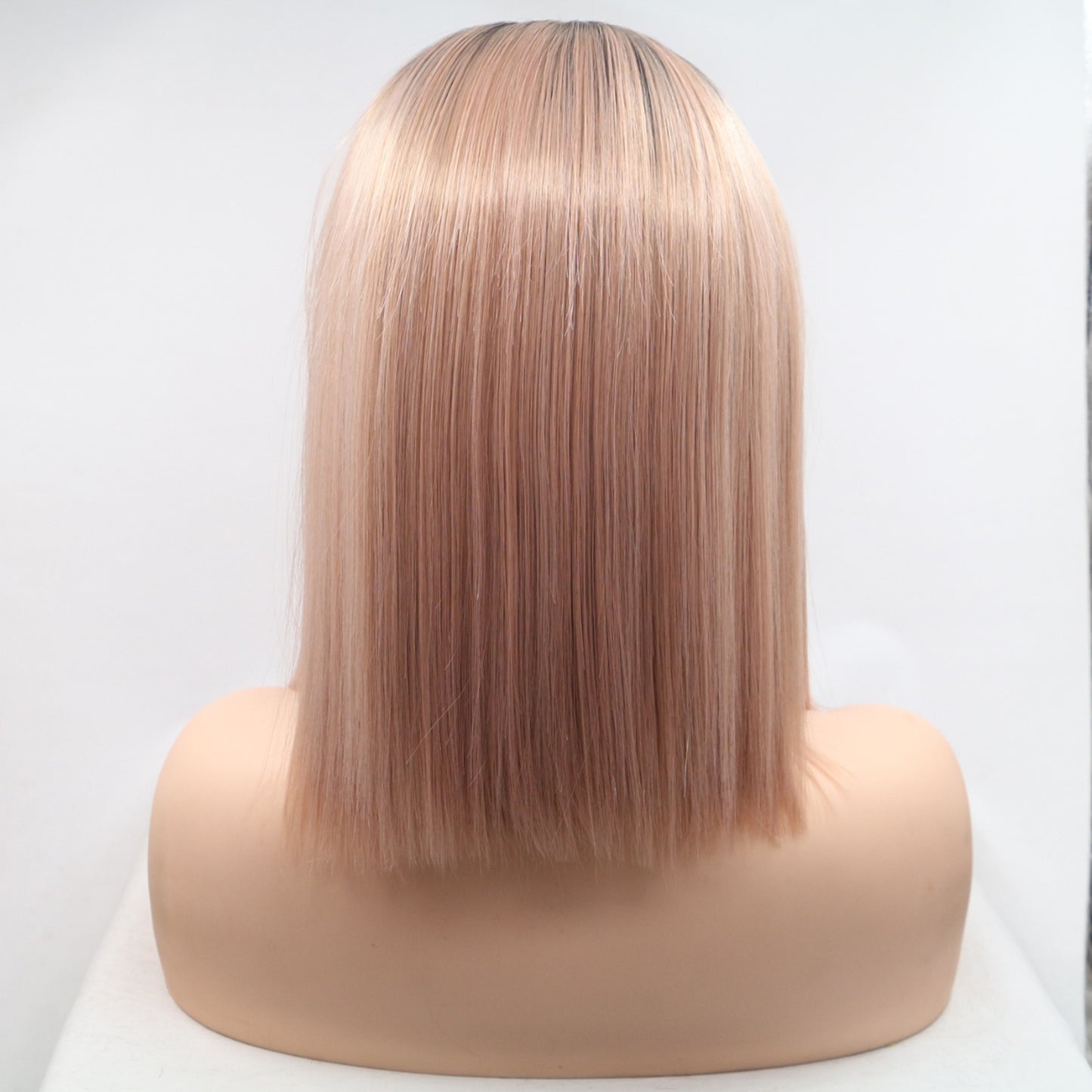 13*3" Lace Front Wigs Synthetic Mid-length Straight 12" 130% Density free shipping -Oh Em Gee Boutique