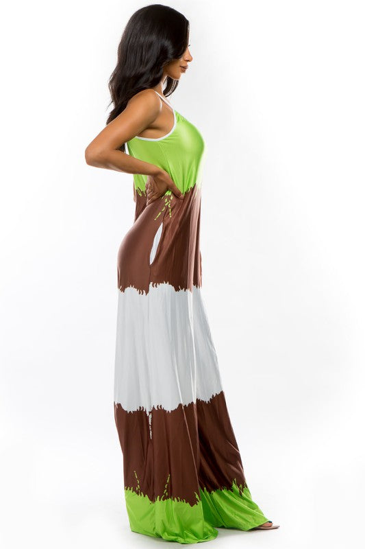 Sexy Multi Print Jumpsuit free shipping -Oh Em Gee Boutique