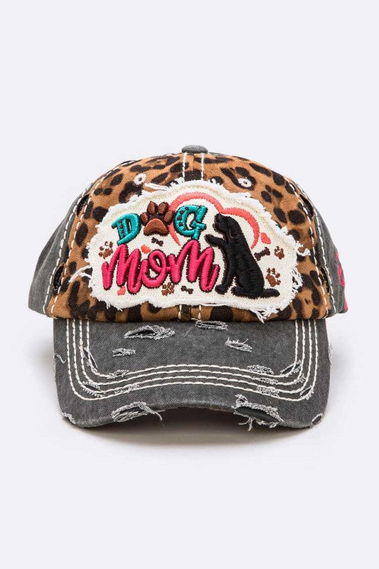 Dog Mom Vintage Cotton Cap free shipping -Oh Em Gee Boutique