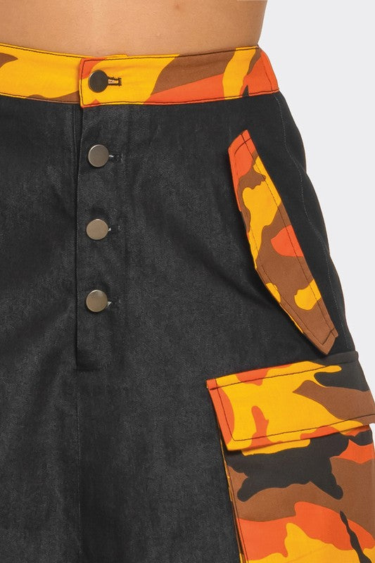 Urban Camouflage Cargo Pants free shipping -Oh Em Gee Boutique
