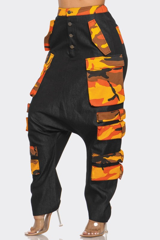 Urban Camouflage Cargo Pants free shipping -Oh Em Gee Boutique