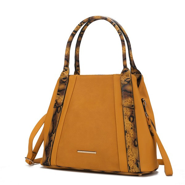 MKF Kenna Snake embossed Tote Bag by Mia K free shipping -Oh Em Gee Boutique