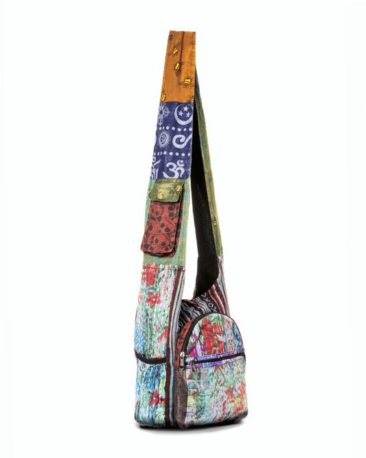 Kathmandu Collection Vintage Patchwork Hobo Bag free shipping -Oh Em Gee Boutique