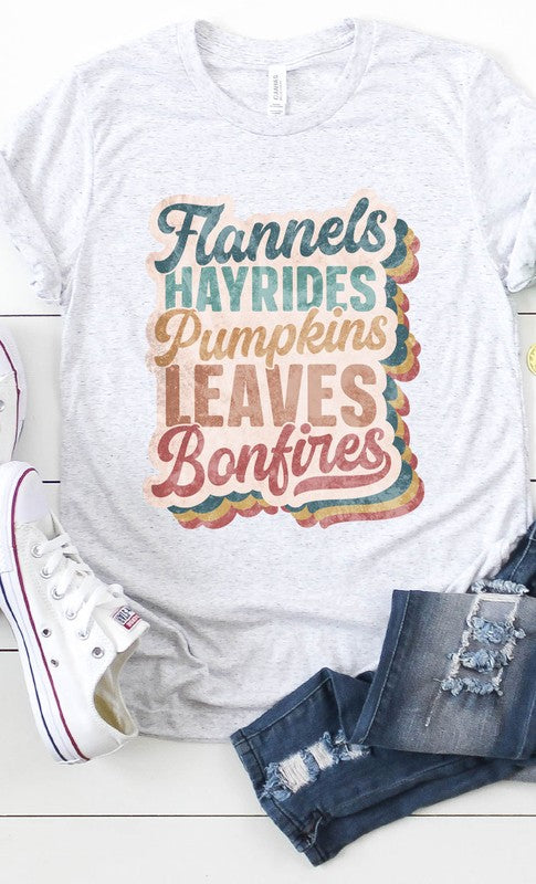 Plus Size Vintage Fall Favorites Graphic Tee free shipping -Oh Em Gee Boutique