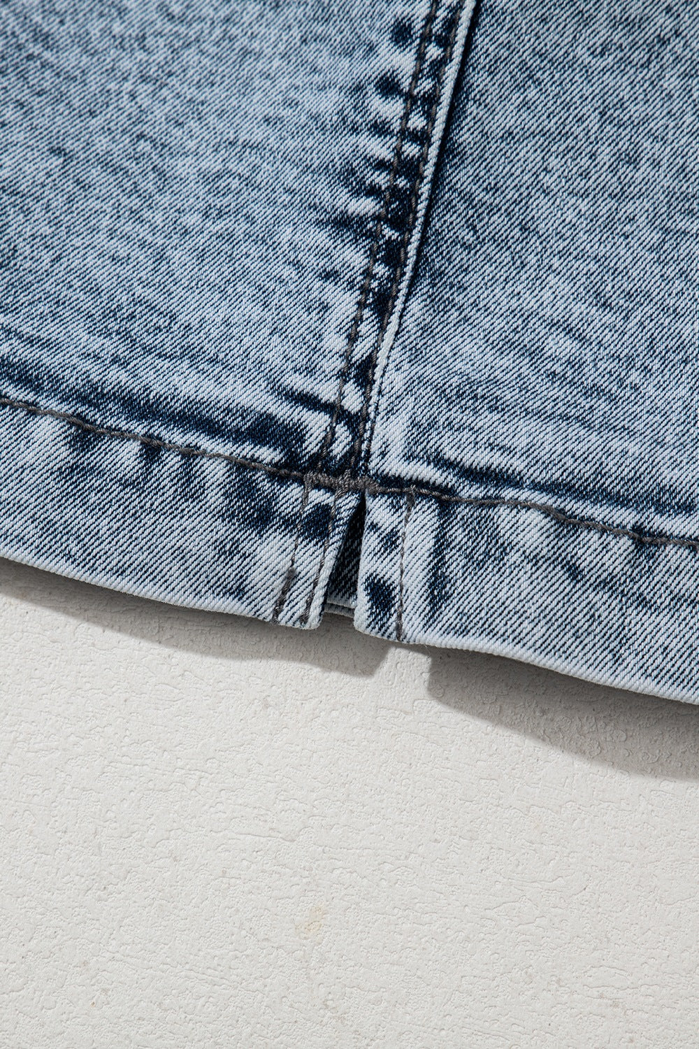 Drawstring High Waist Pocketed Denim Shorts free shipping -Oh Em Gee Boutique