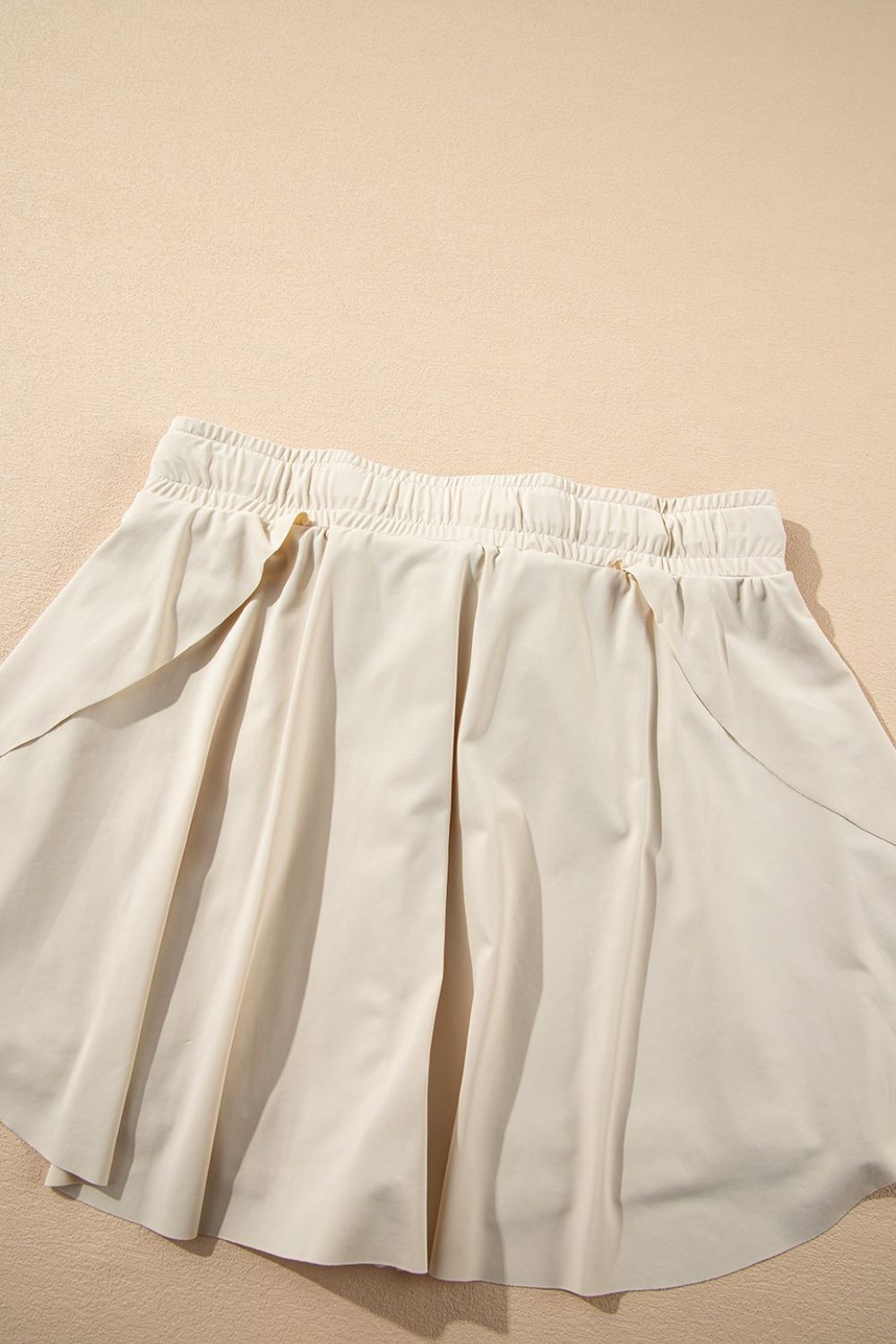 Drawstring High Waist Lined Active Skorts free shipping -Oh Em Gee Boutique
