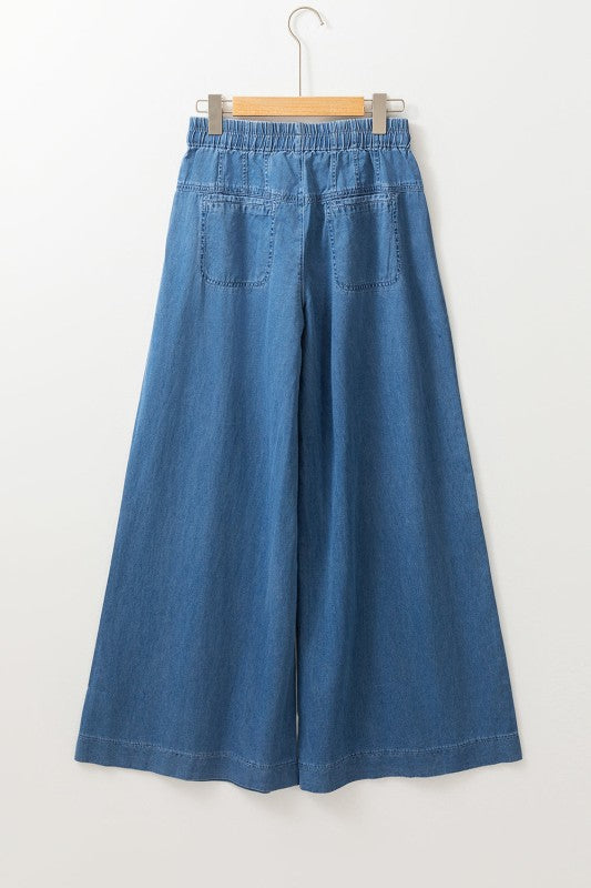 Lily Waist Wide Leg Jeans free shipping -Oh Em Gee Boutique