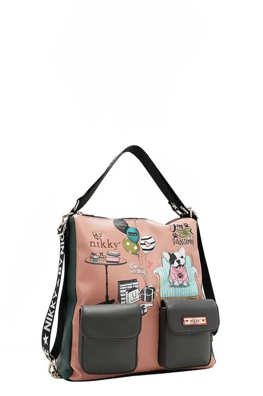 Nicole Lee USA Multi-function Adjustable Strap Eco-Leather Backpack free shipping -Oh Em Gee Boutique