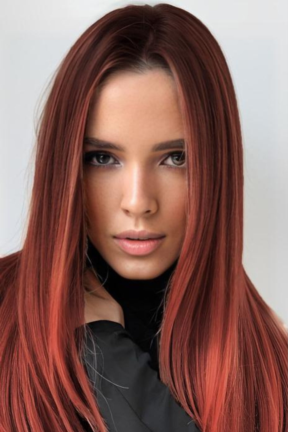 13*2" Full-Machine Wigs Synthetic Mid-Length Straight 27" free shipping -Oh Em Gee Boutique