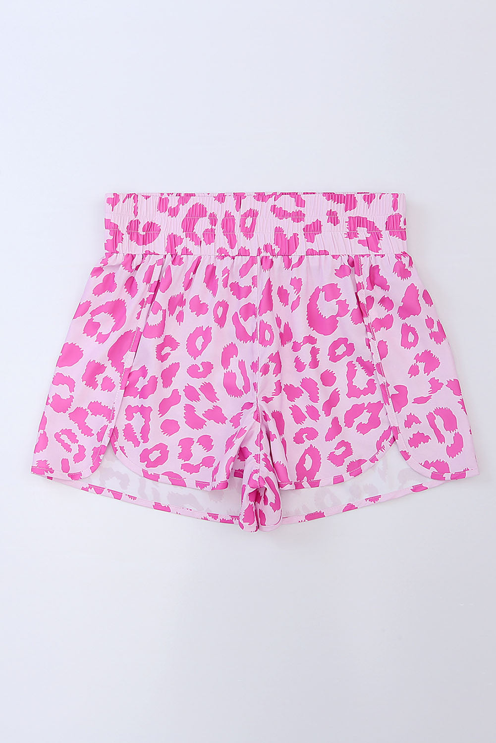 Leopard Elastic Waist Shorts free shipping -Oh Em Gee Boutique