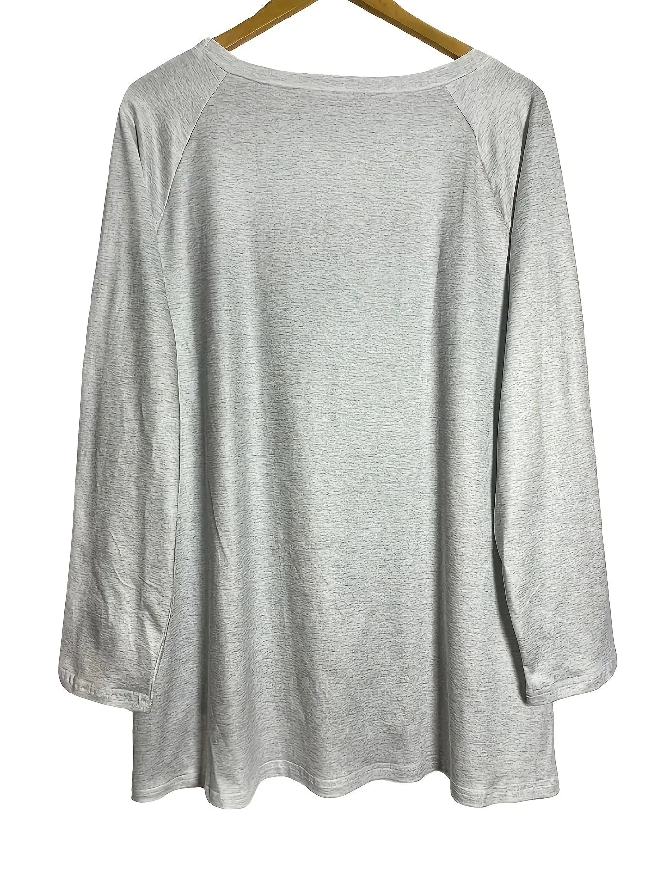 Bohemian Wolf Print Long Sleeve T-Shirt free shipping -Oh Em Gee Boutique