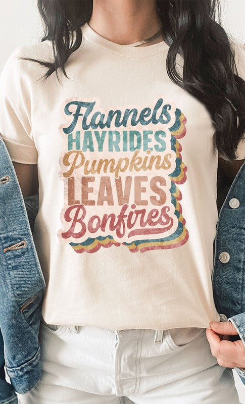 Plus Size Vintage Fall Favorites Graphic Tee free shipping -Oh Em Gee Boutique