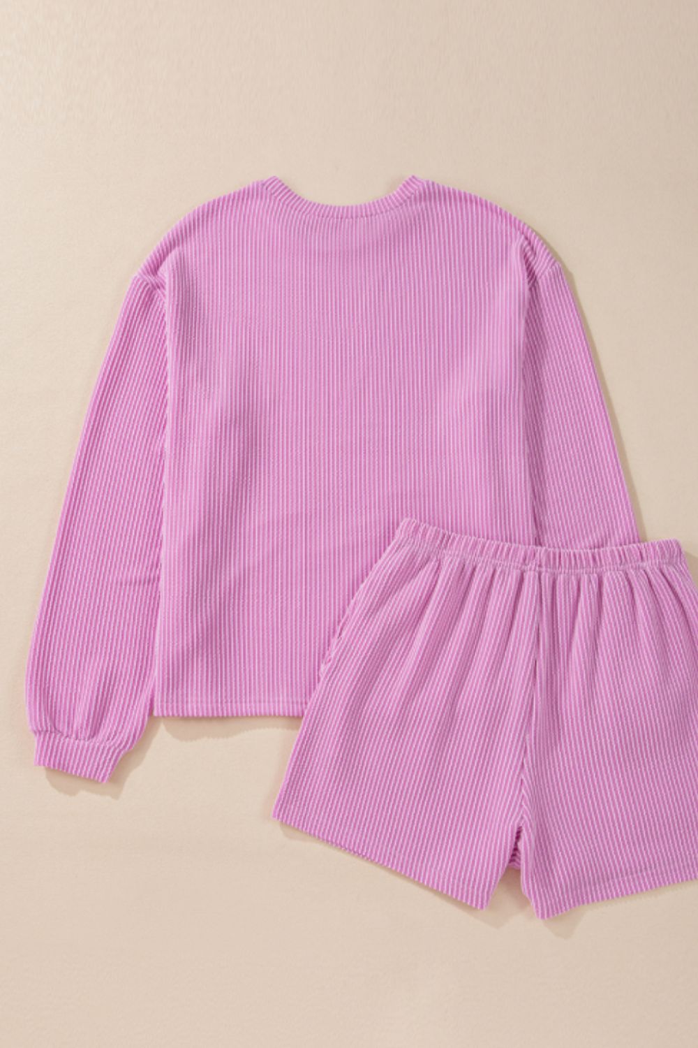 Bubble Gum Rabbit Sequin Corded Rib Top and Shorts Set free shipping -Oh Em Gee Boutique