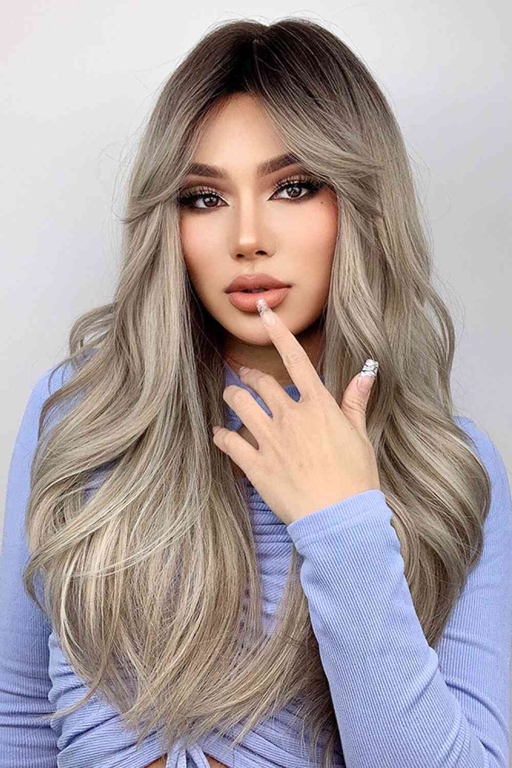 Full Machine Long Wave Wigs 26'' free shipping -Oh Em Gee Boutique
