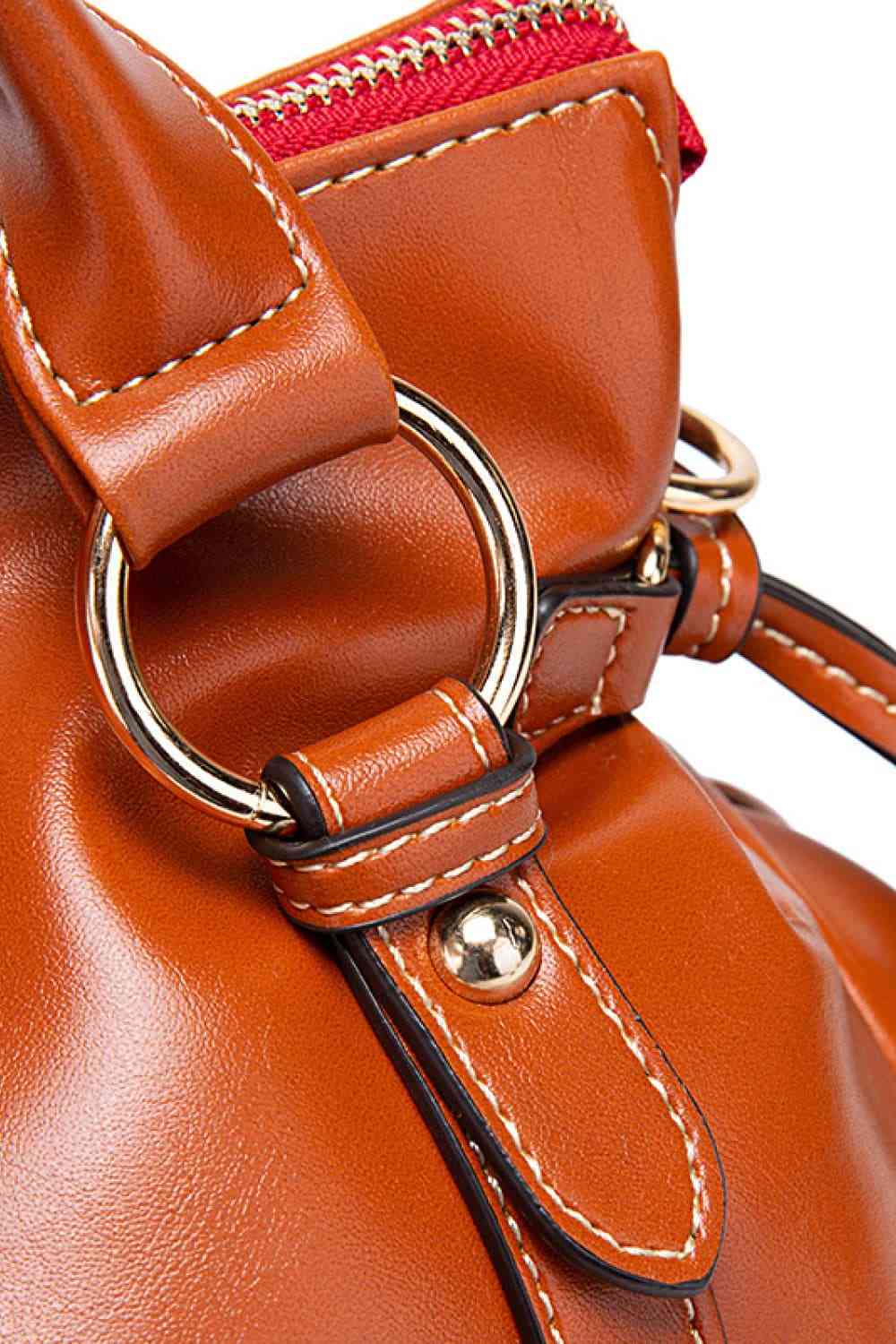PU Leather Handbag with Tassels free shipping -Oh Em Gee Boutique