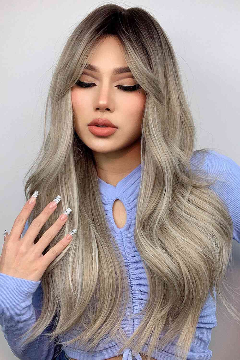Full Machine Long Wave Wigs 26'' free shipping -Oh Em Gee Boutique