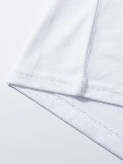 OH FOR PEEPS SAKE Round Neck T-Shirt free shipping -Oh Em Gee Boutique