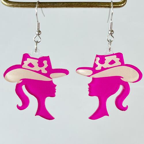 Geometric Shape Acrylic Dangle Earrings free shipping -Oh Em Gee Boutique