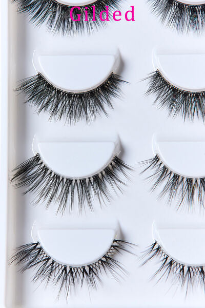 SO PINK BEAUTY Faux Mink Eyelashes Variety Pack 5 Pairs free shipping -Oh Em Gee Boutique