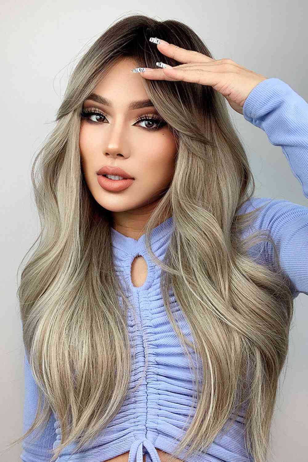 Full Machine Long Wave Wigs 26'' free shipping -Oh Em Gee Boutique