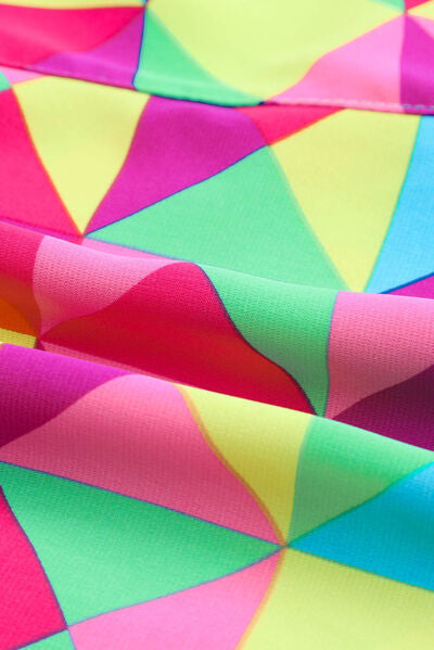 Color Block Elastic Waist Shorts free shipping -Oh Em Gee Boutique