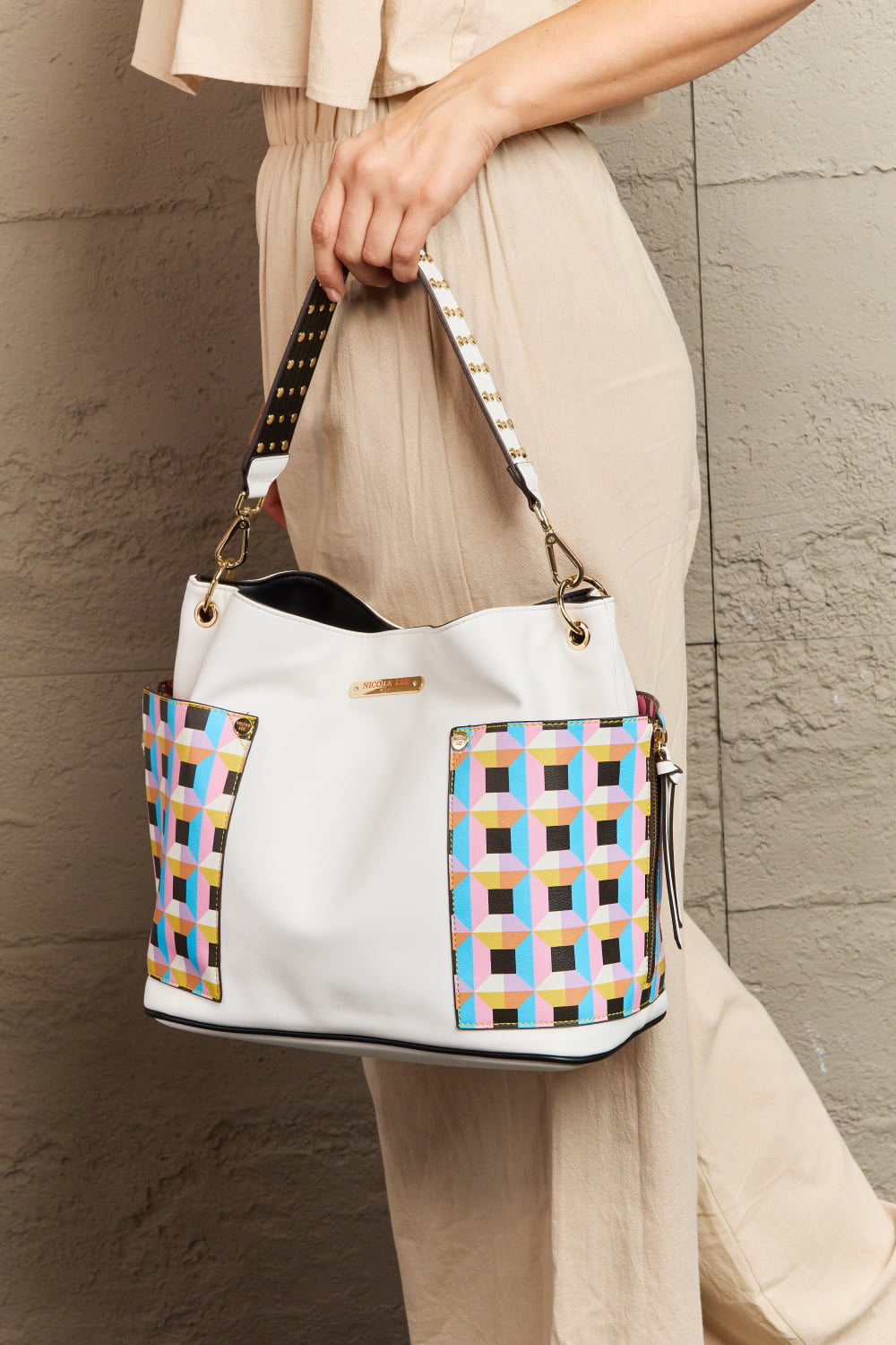 Nicole Lee USA Quihn 3-Piece Handbag Set free shipping -Oh Em Gee Boutique