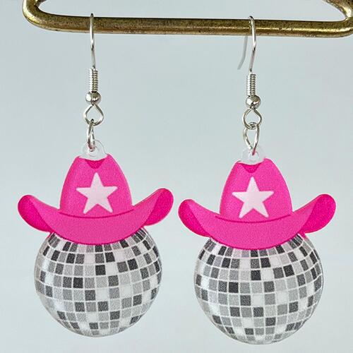 Geometric Shape Acrylic Dangle Earrings free shipping -Oh Em Gee Boutique