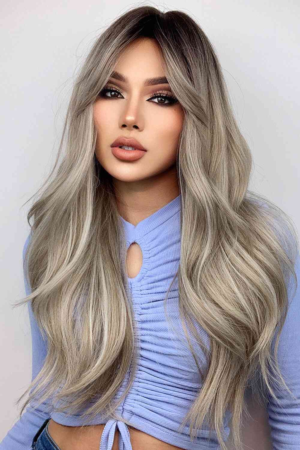 Full Machine Long Wave Wigs 26'' free shipping -Oh Em Gee Boutique