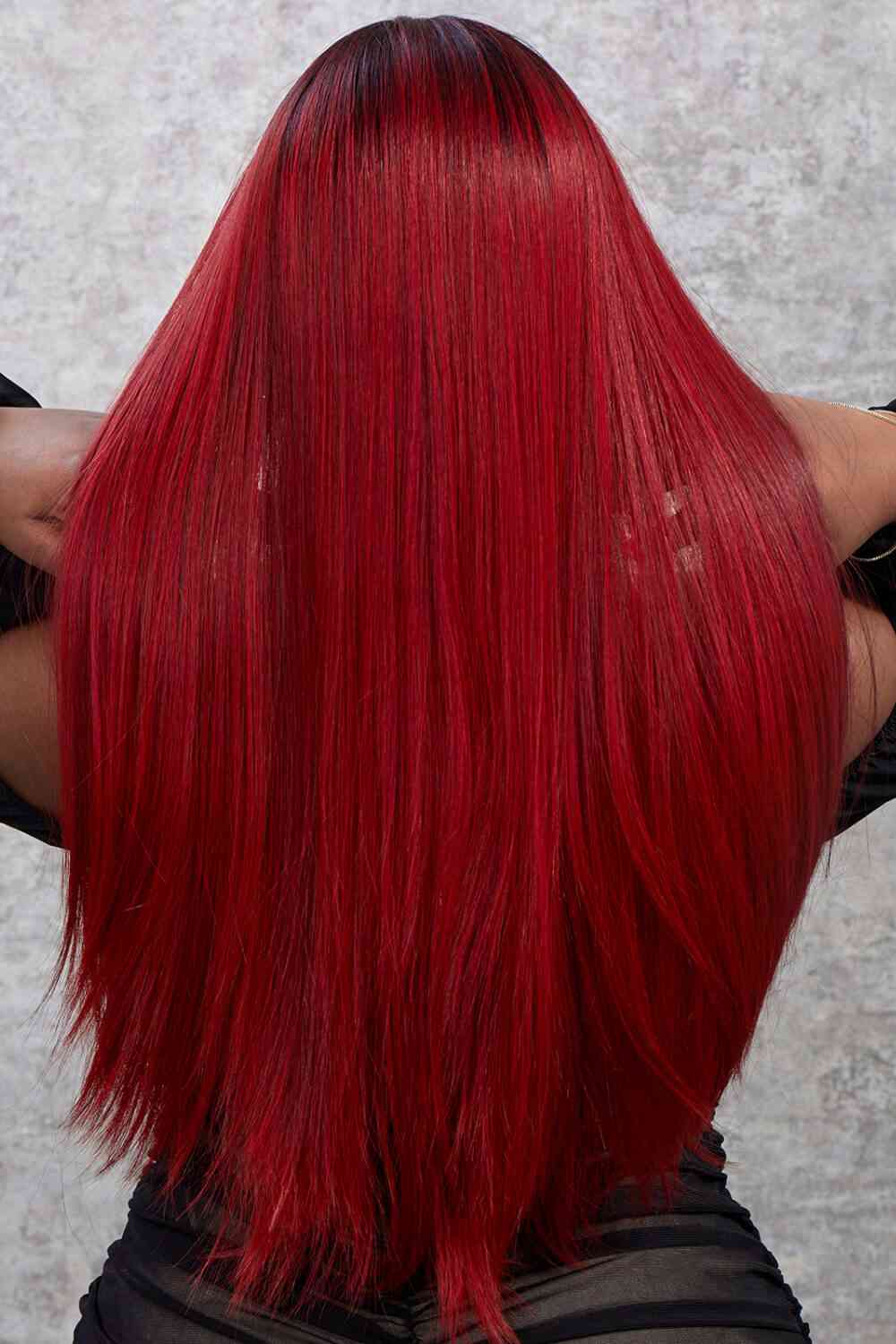 13*2" Lace Front Wigs Synthetic Straight 26" 150% Density free shipping -Oh Em Gee Boutique