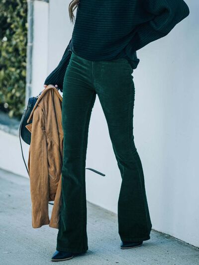 High Waist Bootcut Pants free shipping -Oh Em Gee Boutique