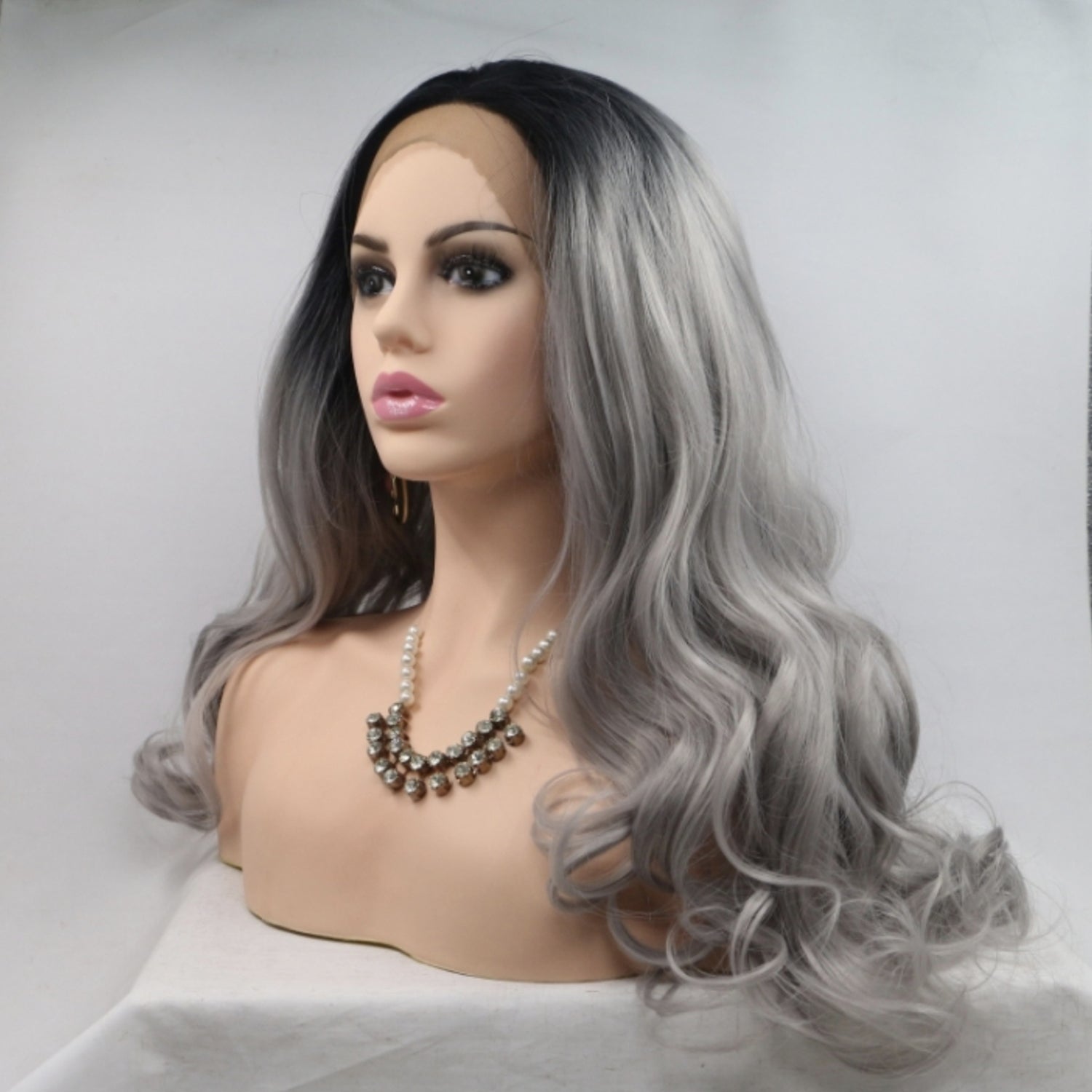 13*3" Lace Front Wigs Synthetic Long Wavy 24" 130% Density free shipping -Oh Em Gee Boutique