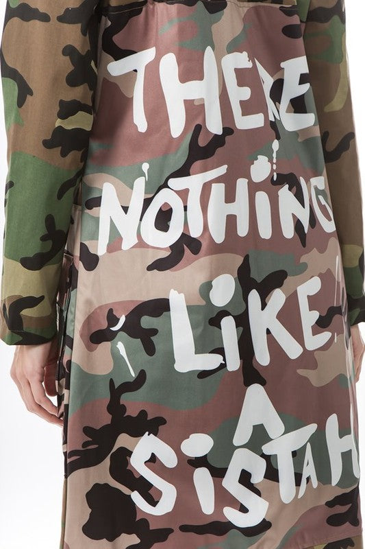 Graffiti Camouflage Jacket free shipping -Oh Em Gee Boutique