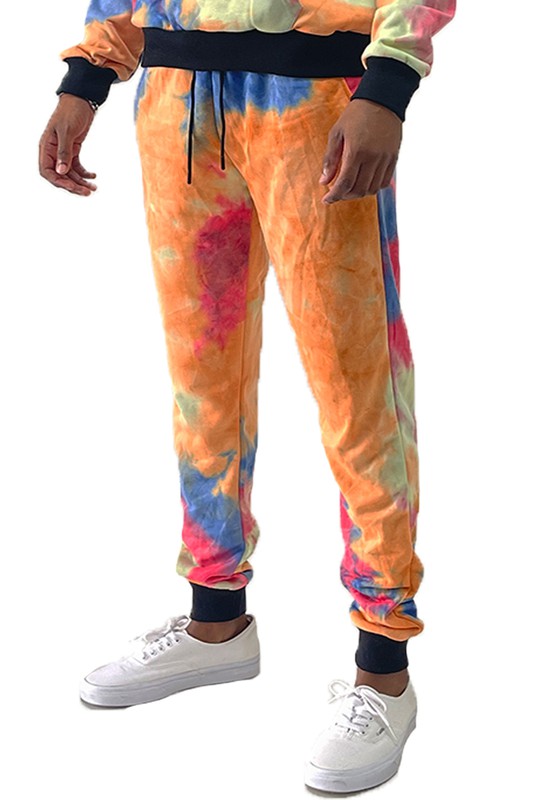 Cotton Tye Dye Sweatpants free shipping -Oh Em Gee Boutique