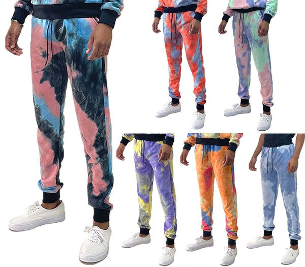 Cotton Tye Dye Sweatpants free shipping -Oh Em Gee Boutique