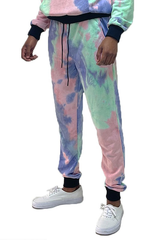 Cotton Tye Dye Sweatpants free shipping -Oh Em Gee Boutique