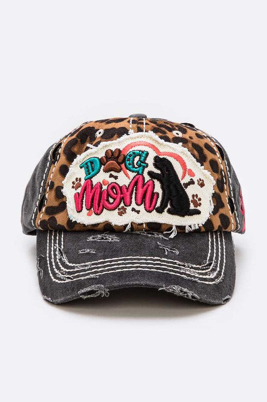 Dog Mom Vintage Cotton Cap free shipping -Oh Em Gee Boutique