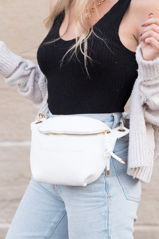 Luxe Convertible Sling Belt Bum Bag free shipping -Oh Em Gee Boutique