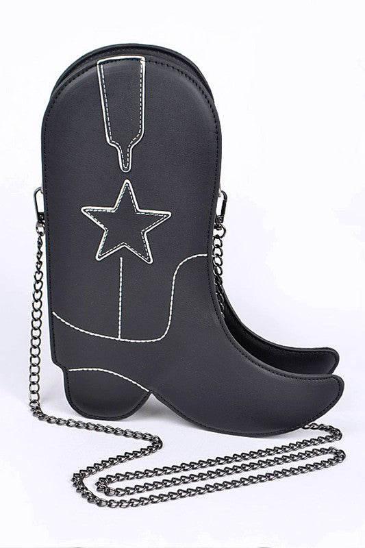 Cowboy Boots Iconic Swing Bag free shipping -Oh Em Gee Boutique