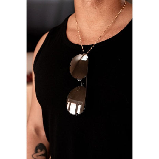 Black/Silver  Unisex Aviator Sunglasses free shipping -Oh Em Gee Boutique