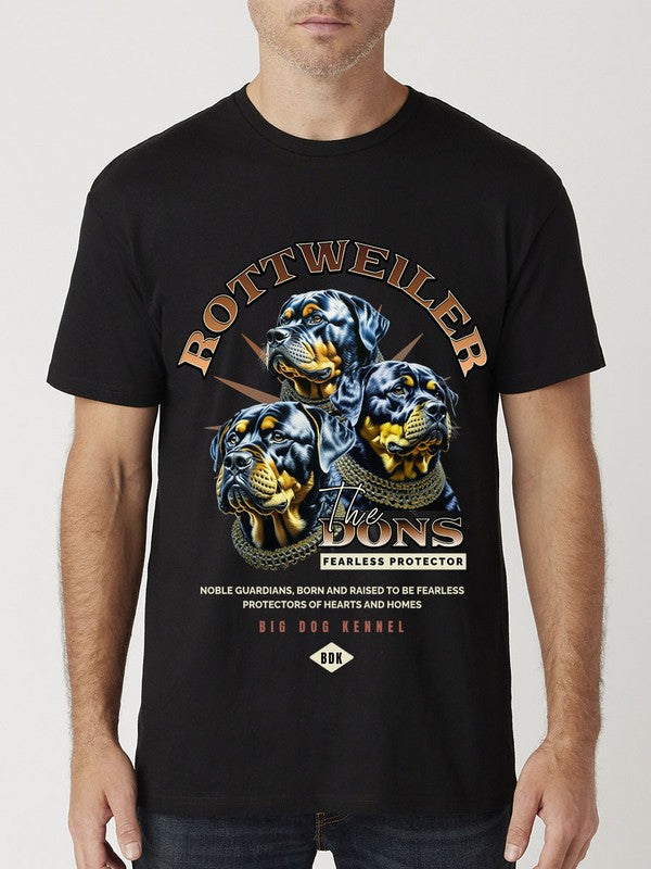 Rottweiler Graphic Print TEE free shipping -Oh Em Gee Boutique