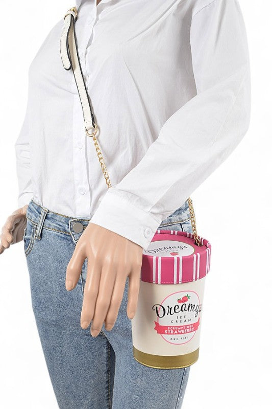 Ice Cream Novelty Iconic Crossbody Bag free shipping -Oh Em Gee Boutique