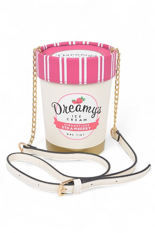 Ice Cream Novelty Iconic Crossbody Bag free shipping -Oh Em Gee Boutique