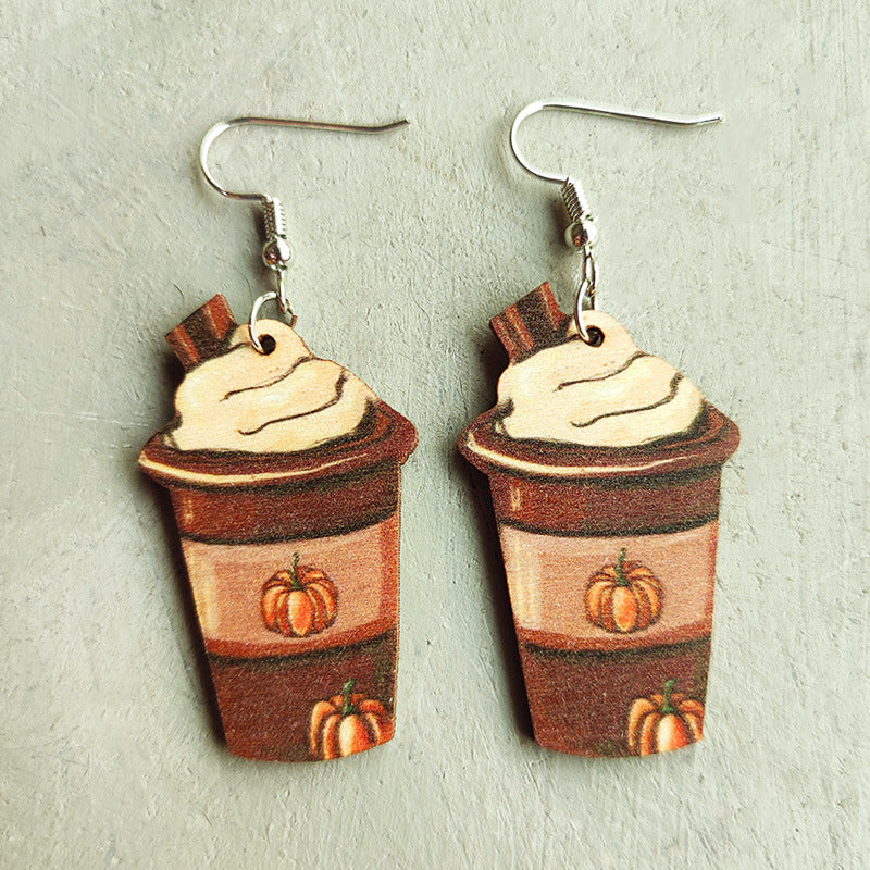 Thanksgiving Drop Earrings free shipping -Oh Em Gee Boutique