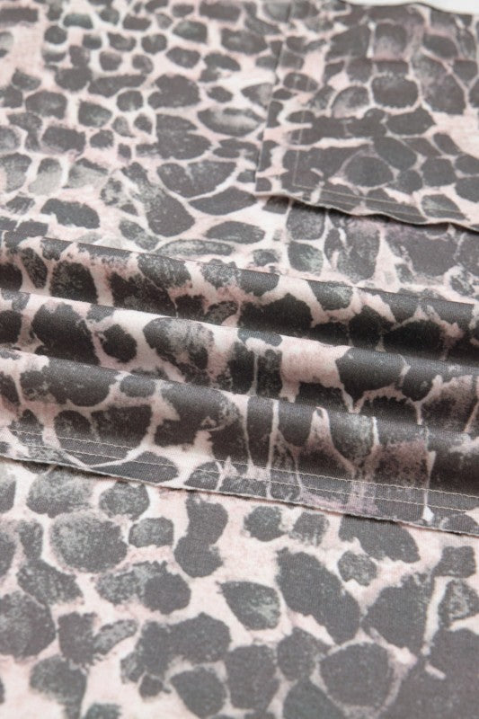 Plus Size Leopard Patch Pocket Drawstring Pants free shipping -Oh Em Gee Boutique