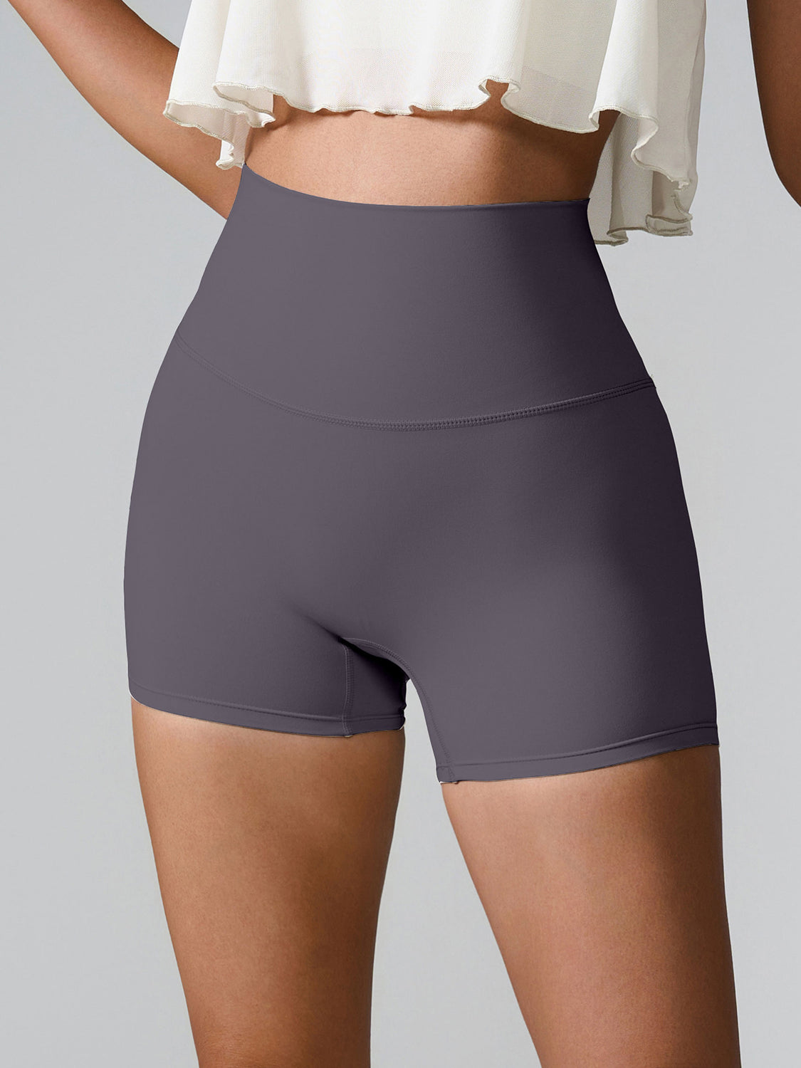 High Waist Active Shorts free shipping -Oh Em Gee Boutique