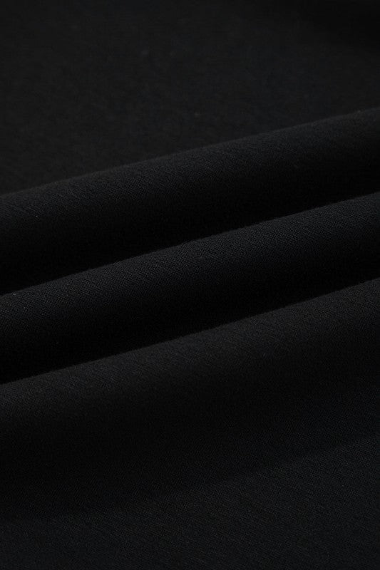 Solid Quarter-Zip Top and Drawstring Pants Set free shipping -Oh Em Gee Boutique