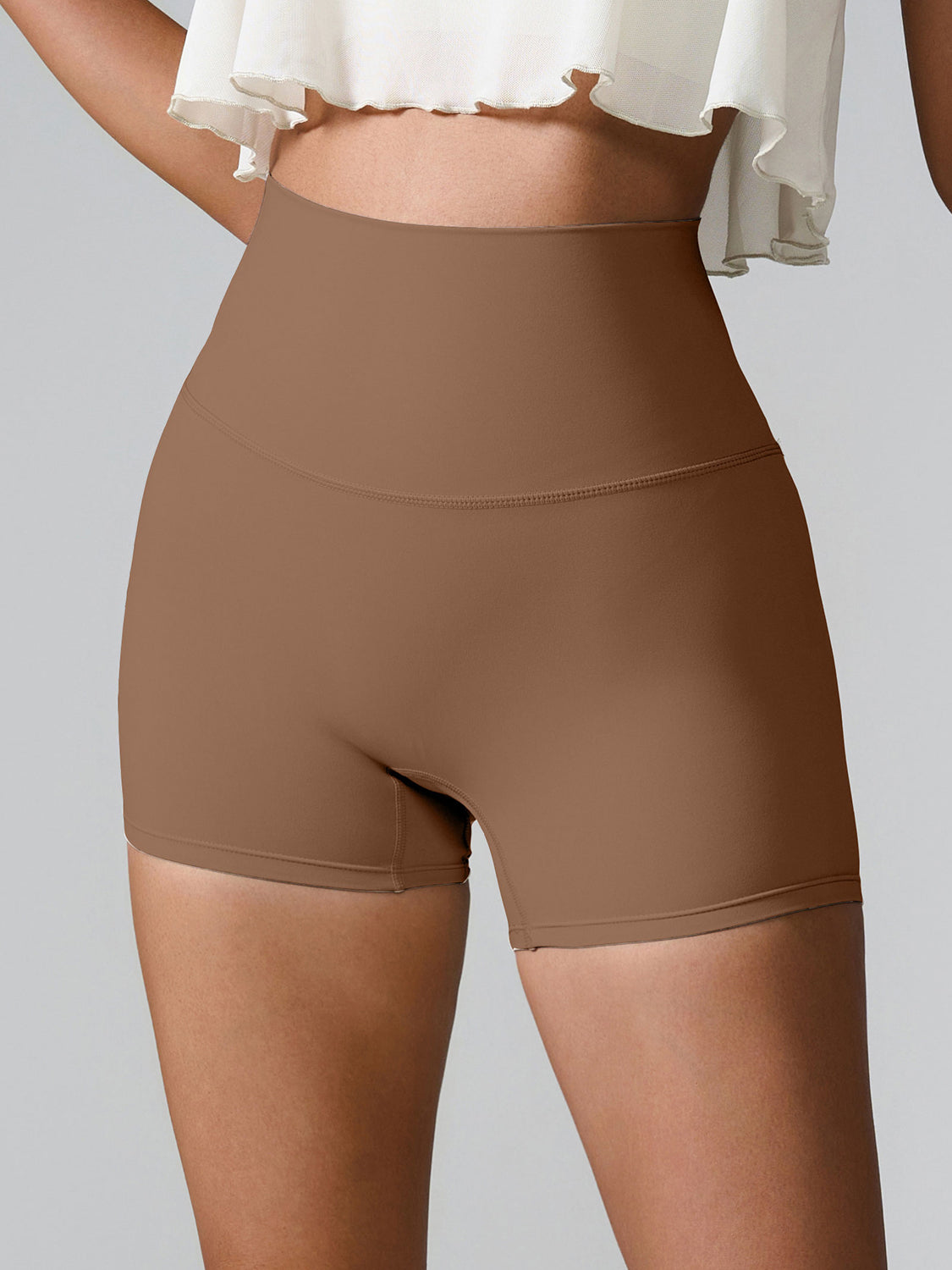 High Waist Active Shorts free shipping -Oh Em Gee Boutique