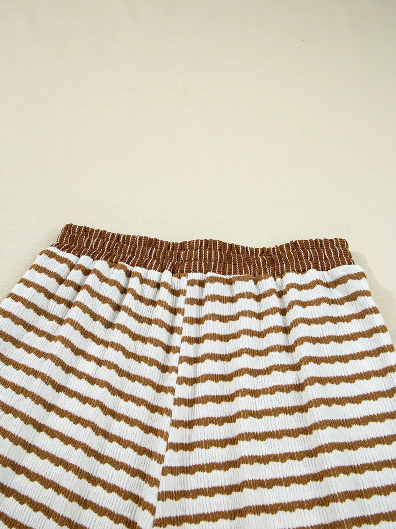 Stripe Collared Top and Drawstring Pant Set free shipping -Oh Em Gee Boutique