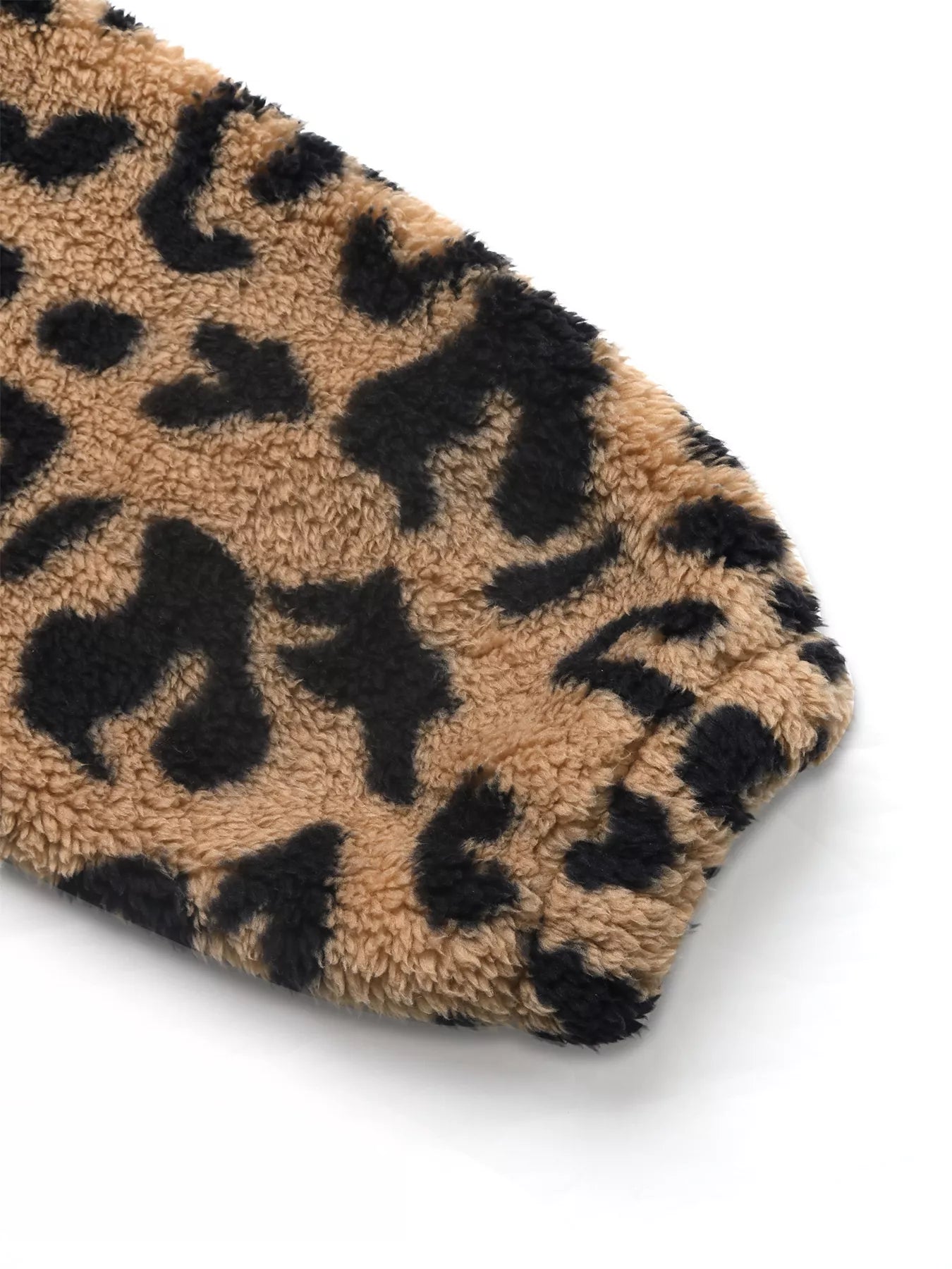 Leopard Zip Up Fleece Jacket free shipping -Oh Em Gee Boutique