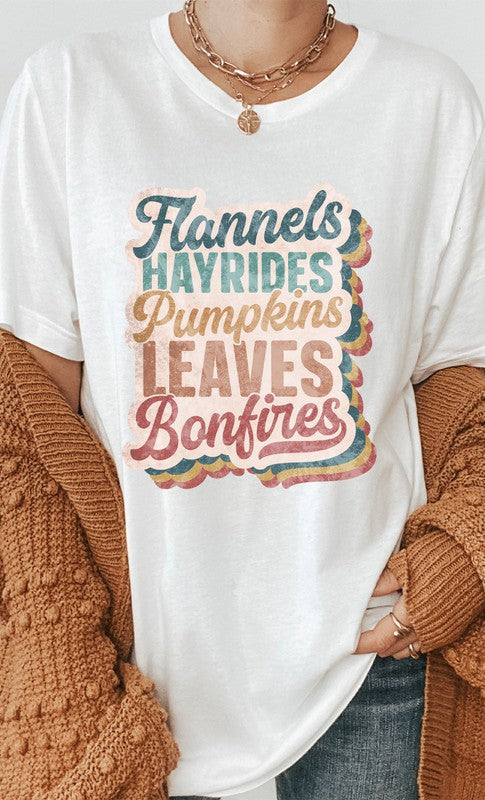 Plus Size Vintage Fall Favorites Graphic Tee free shipping -Oh Em Gee Boutique